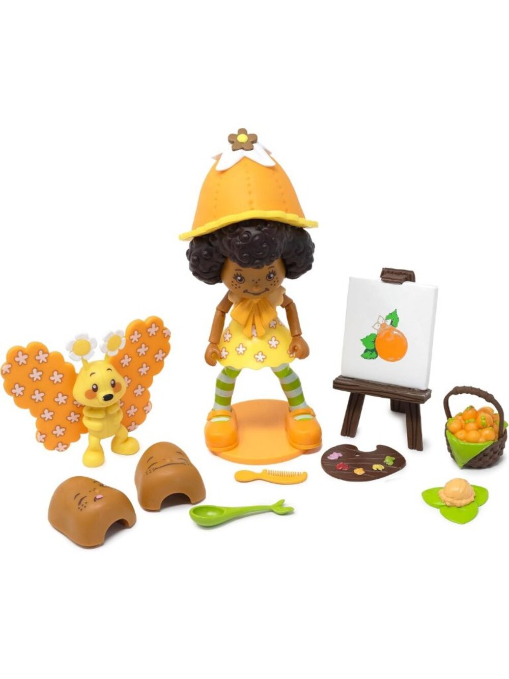 Deluxe Strawberry Shortcake Orange Blossom Action Figure - Articulated, Scented